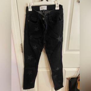 Current Elliot skinny black star jeans - 25